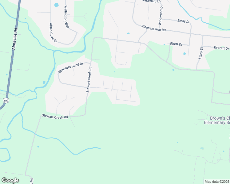 map of restaurants, bars, coffee shops, grocery stores, and more near 2910 Stewart Creek Road in Murfreesboro