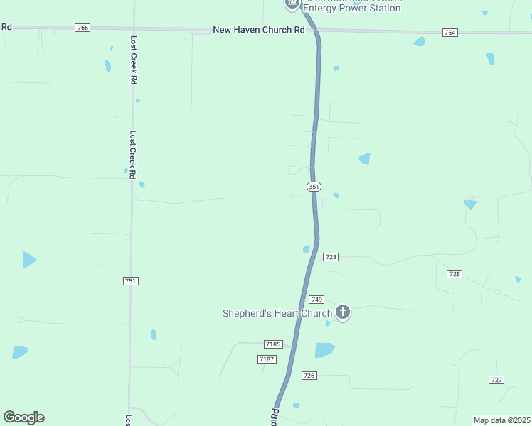 map of restaurants, bars, coffee shops, grocery stores, and more near 3577 Arkansas 351 in Jonesboro