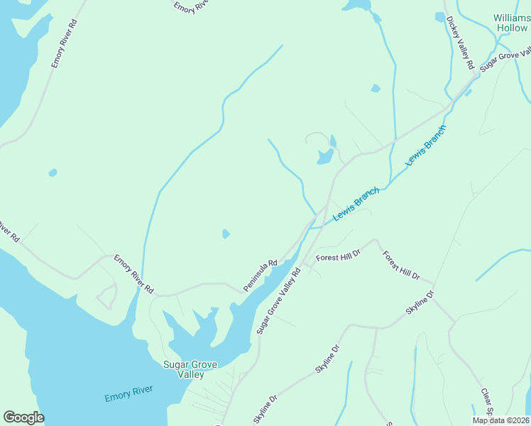map of restaurants, bars, coffee shops, grocery stores, and more near 140 Peninsula Road in Harriman