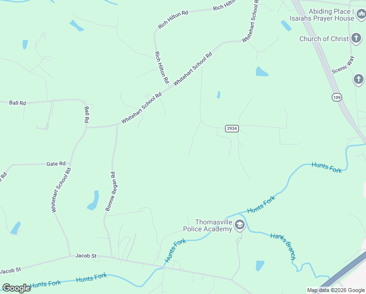 map of restaurants, bars, coffee shops, grocery stores, and more near 204 Pine Valley Road in Thomasville