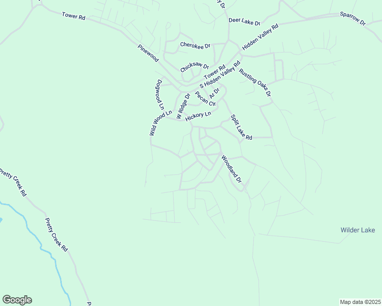 map of restaurants, bars, coffee shops, grocery stores, and more near 4243 Dove Lane in Nunnelly