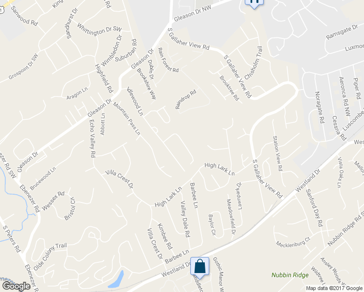 map of restaurants, bars, coffee shops, grocery stores, and more near 633 Shadywood Lane in Knoxville