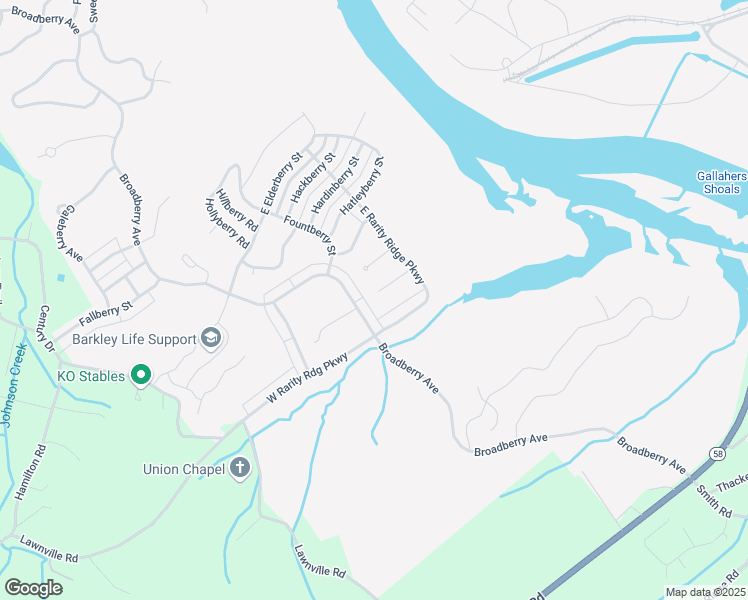 map of restaurants, bars, coffee shops, grocery stores, and more near 111 Brookberry Road in Oak Ridge