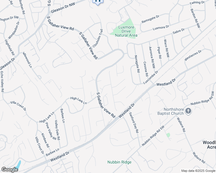 map of restaurants, bars, coffee shops, grocery stores, and more near 8206 Gallaher Station Drive in Knoxville