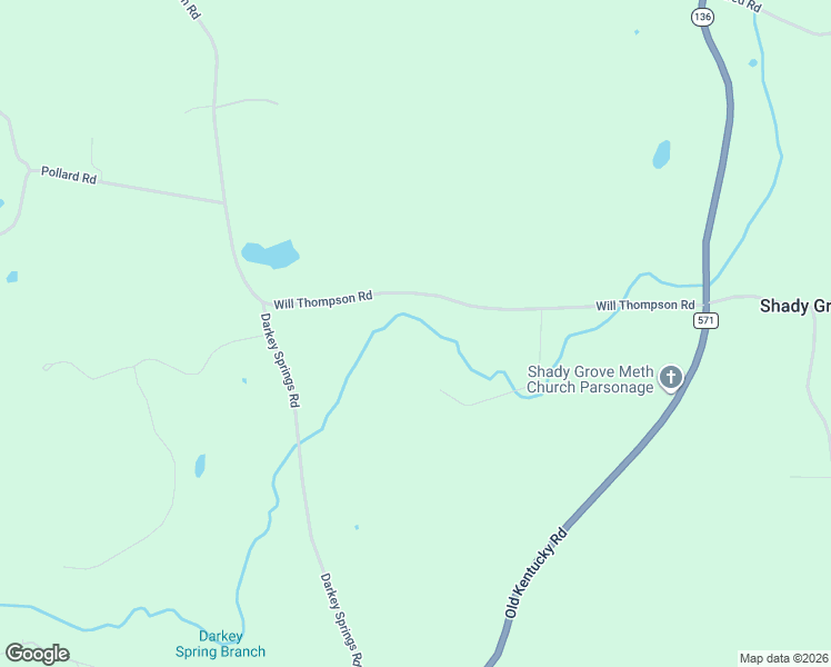 map of restaurants, bars, coffee shops, grocery stores, and more near 554 Otis Hutchings Road in Walling