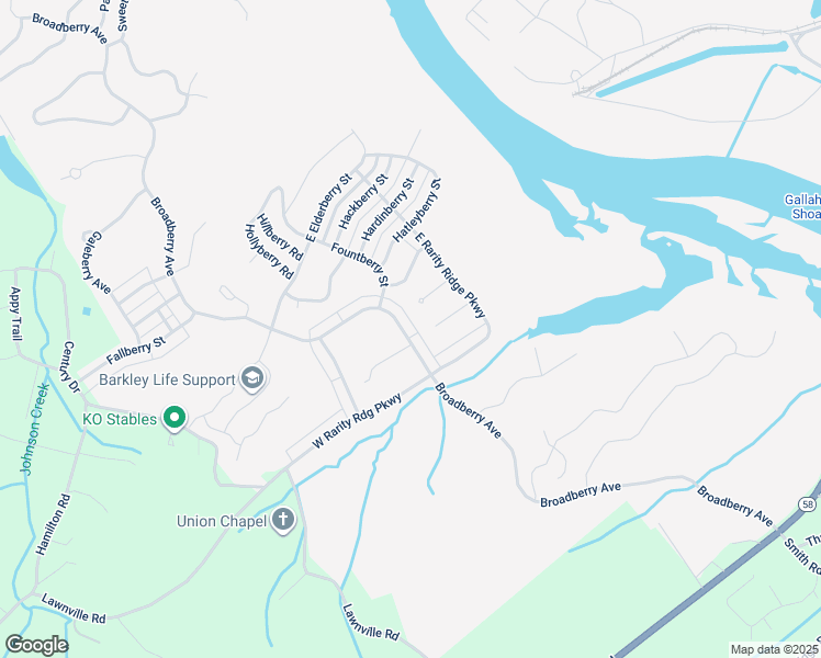 map of restaurants, bars, coffee shops, grocery stores, and more near 111 Brookberry Road in Oak Ridge