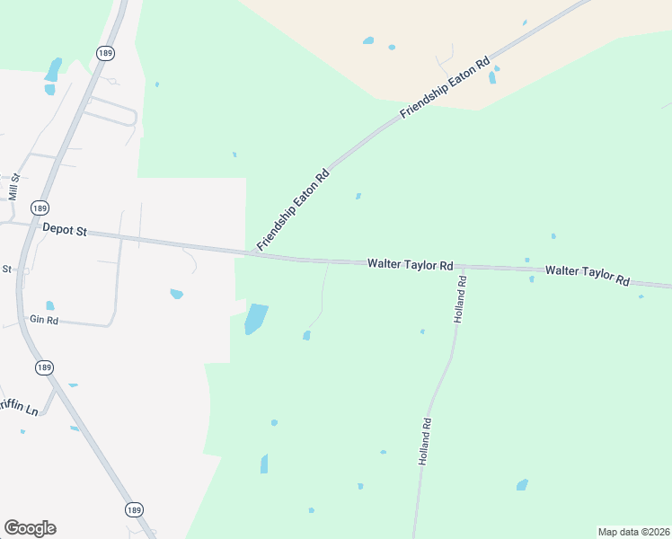 map of restaurants, bars, coffee shops, grocery stores, and more near 204 Walter Taylor Road in Friendship