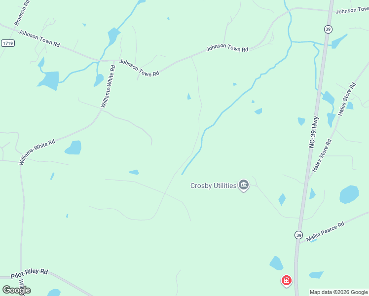 map of restaurants, bars, coffee shops, grocery stores, and more near Pilot Ridge Road in Zebulon