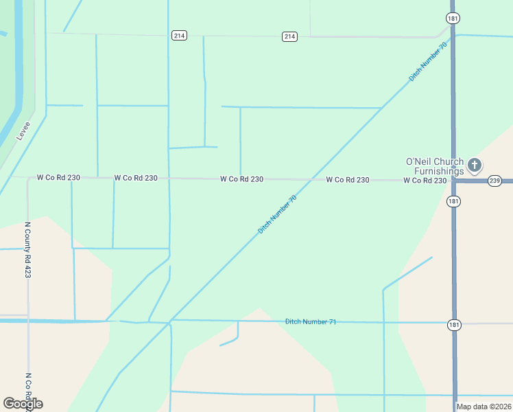 map of restaurants, bars, coffee shops, grocery stores, and more near 393 West Co Road 230 in Blytheville