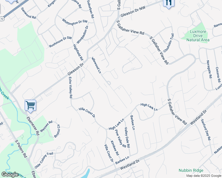 map of restaurants, bars, coffee shops, grocery stores, and more near 623 Idlewood Lane in Knoxville