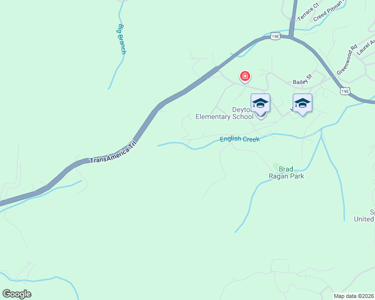 map of restaurants, bars, coffee shops, grocery stores, and more near 675 Harris Street in Spruce Pine