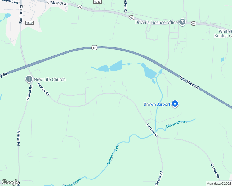 map of restaurants, bars, coffee shops, grocery stores, and more near Boston Road in Taylorsville