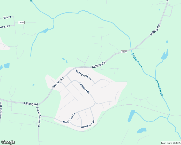 map of restaurants, bars, coffee shops, grocery stores, and more near 140 Hillcrest Court in Mocksville