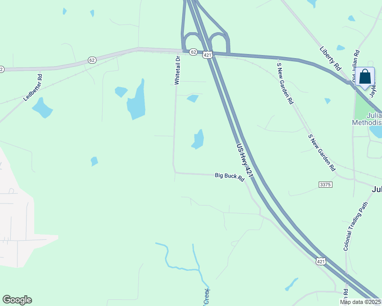 map of restaurants, bars, coffee shops, grocery stores, and more near 1803 Big Buck Road in Julian