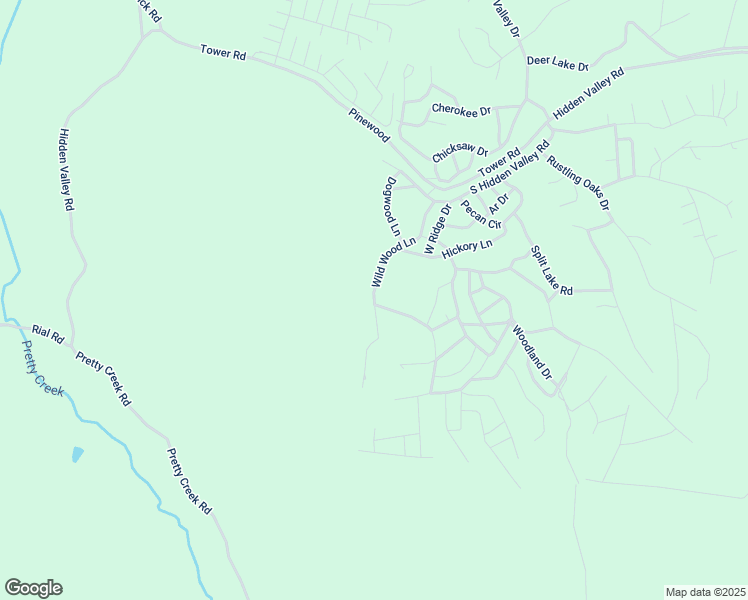 map of restaurants, bars, coffee shops, grocery stores, and more near 4362 Wildwood Drive in Nunnelly