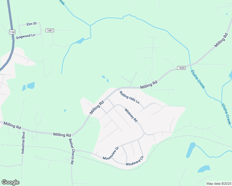 map of restaurants, bars, coffee shops, grocery stores, and more near 201 Whitney Road in Mocksville