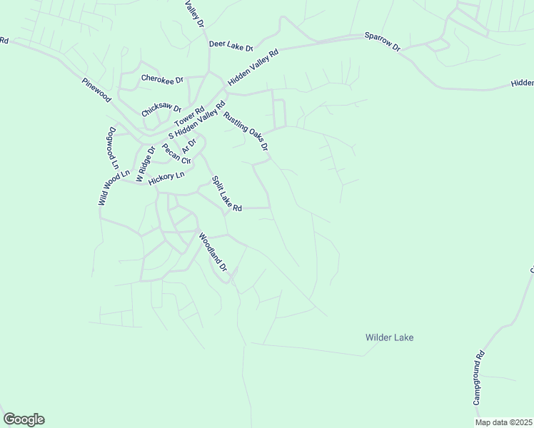 map of restaurants, bars, coffee shops, grocery stores, and more near 3505 Split Lake Road in Nunnelly