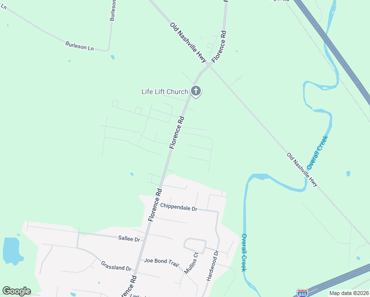 map of restaurants, bars, coffee shops, grocery stores, and more near 5140 Monet Court in Murfreesboro
