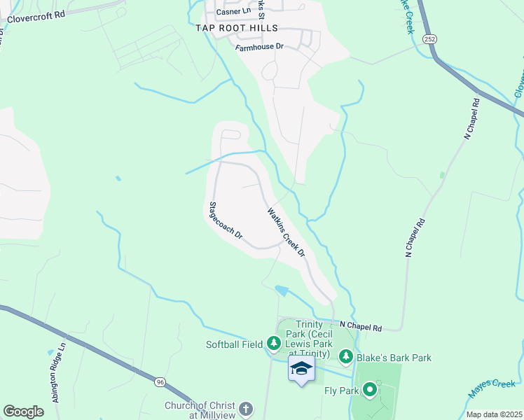 map of restaurants, bars, coffee shops, grocery stores, and more near 1086 Watkins Creek Drive in Franklin