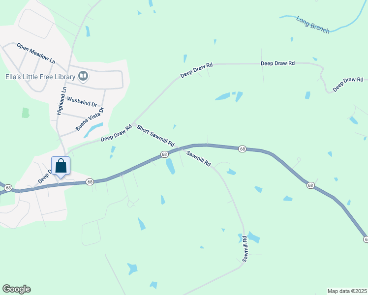 map of restaurants, bars, coffee shops, grocery stores, and more near 1031 Tennessee 68 in Crossville