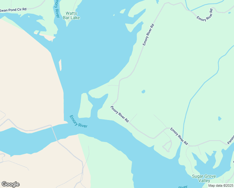 map of restaurants, bars, coffee shops, grocery stores, and more near 521 Emory River Road in Harriman