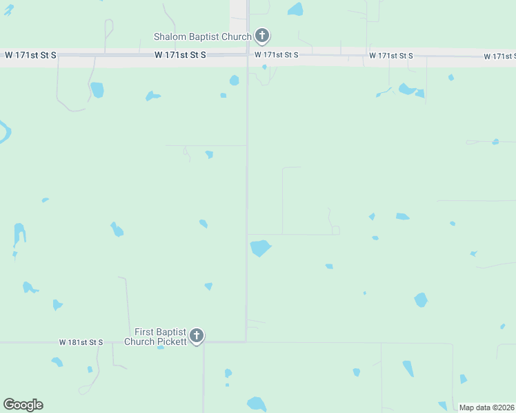 map of restaurants, bars, coffee shops, grocery stores, and more near 17631 South Hickory Street in Sapulpa