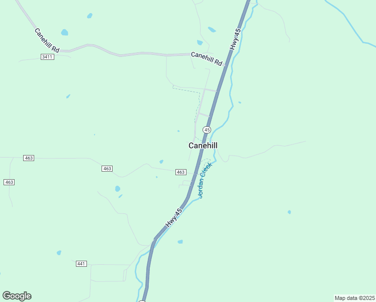 map of restaurants, bars, coffee shops, grocery stores, and more near 14389 College Road in Canehill