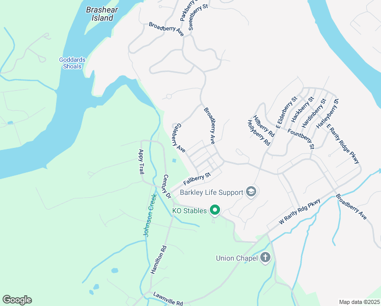 map of restaurants, bars, coffee shops, grocery stores, and more near 118 Fortenberry Street in Oak Ridge