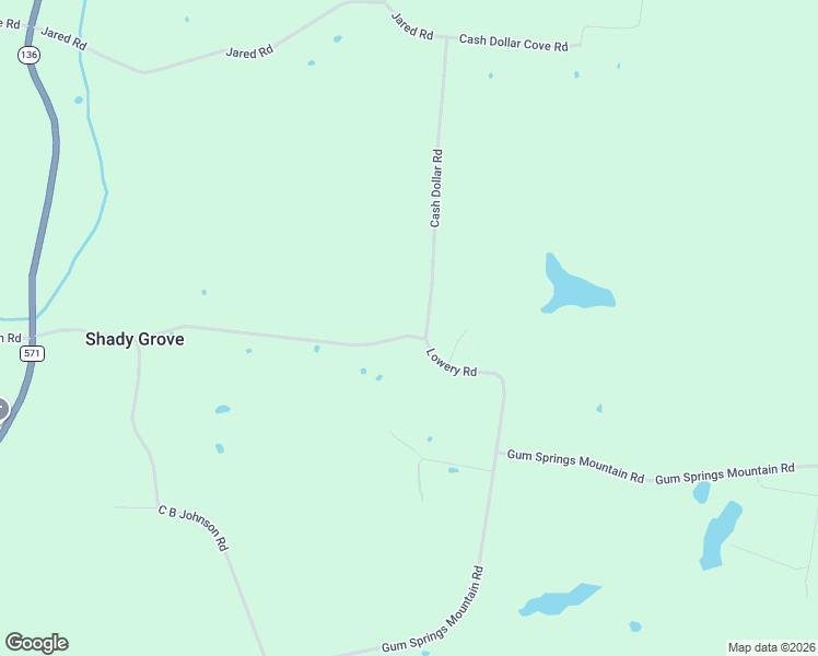 map of restaurants, bars, coffee shops, grocery stores, and more near 516 Lowery Road in Walling