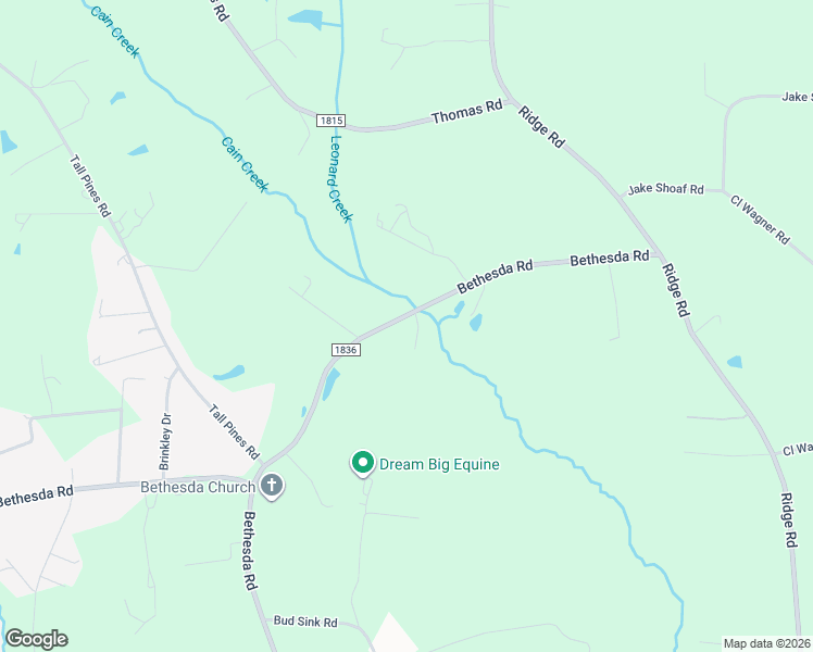 map of restaurants, bars, coffee shops, grocery stores, and more near 3405 Bethesda Road in Lexington