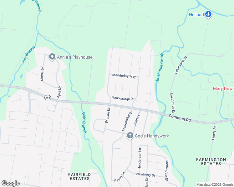 map of restaurants, bars, coffee shops, grocery stores, and more near 3306 Belfort Ct in Murfreesboro