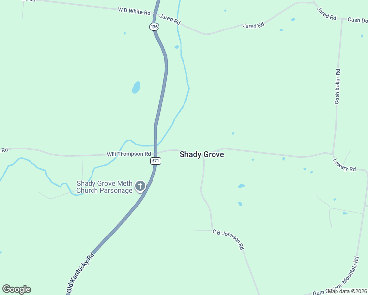 map of restaurants, bars, coffee shops, grocery stores, and more near 1248 Lowery Road in Walling