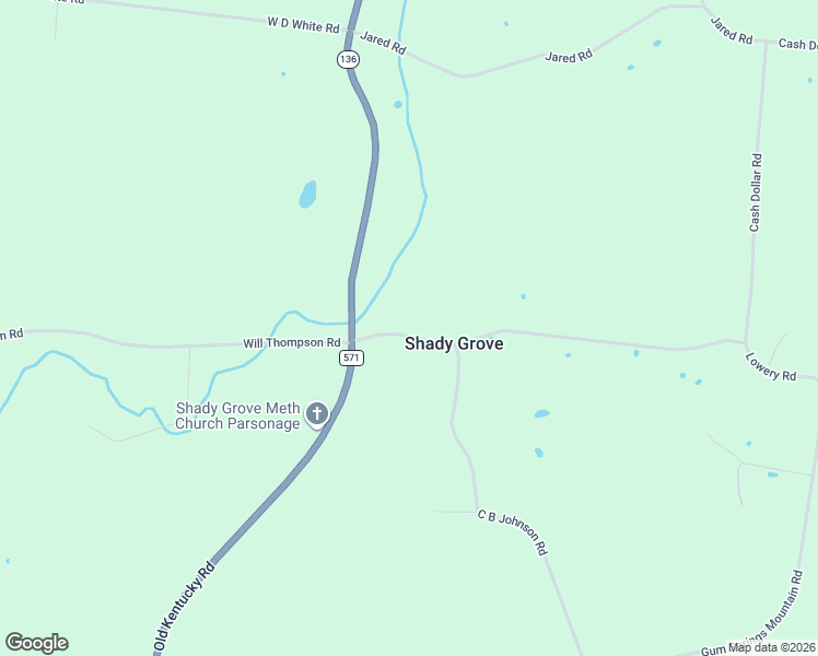 map of restaurants, bars, coffee shops, grocery stores, and more near 1248 Lowery Road in Walling