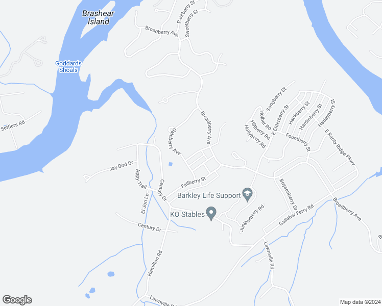 map of restaurants, bars, coffee shops, grocery stores, and more near 112 Fortenberry Street in Oak Ridge