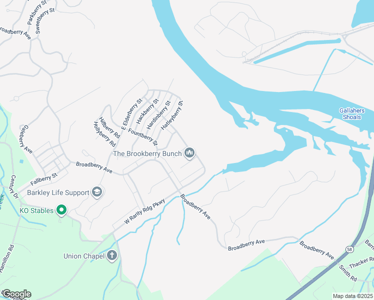 map of restaurants, bars, coffee shops, grocery stores, and more near 101 Chaseberry Road in Oak Ridge