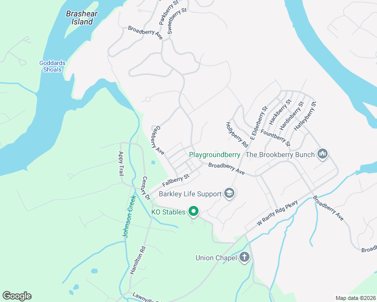 map of restaurants, bars, coffee shops, grocery stores, and more near 513 Broadberry Avenue in Oak Ridge