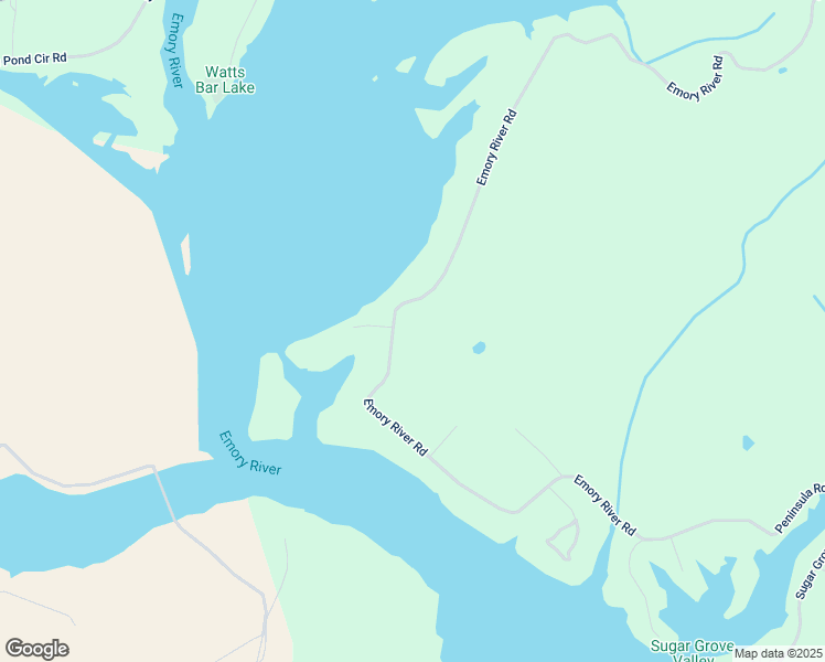 map of restaurants, bars, coffee shops, grocery stores, and more near 521 Emory River Road in Harriman