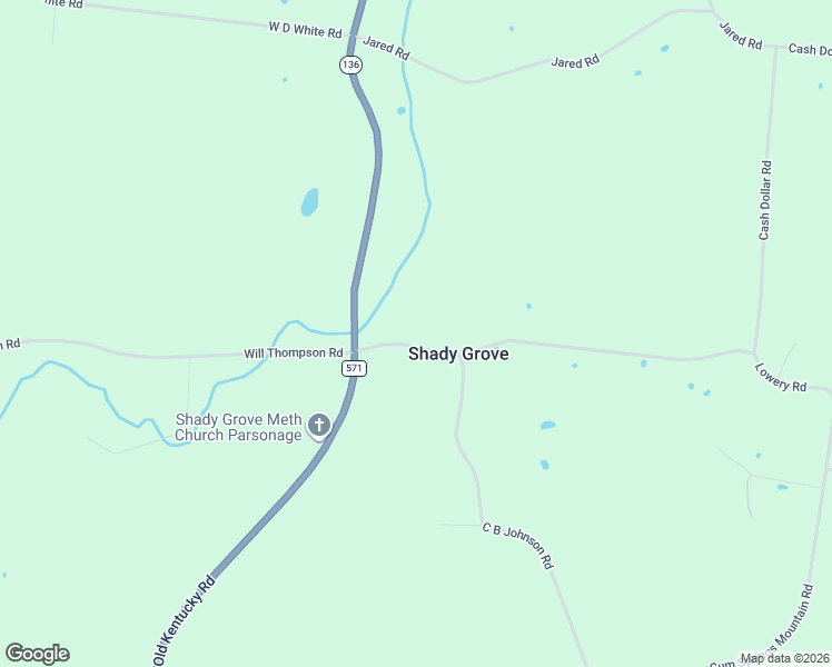 map of restaurants, bars, coffee shops, grocery stores, and more near 1248 Lowery Road in Walling