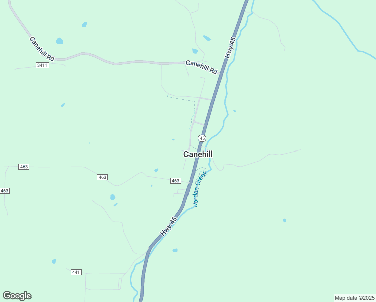 map of restaurants, bars, coffee shops, grocery stores, and more near 14389 College Road in Canehill