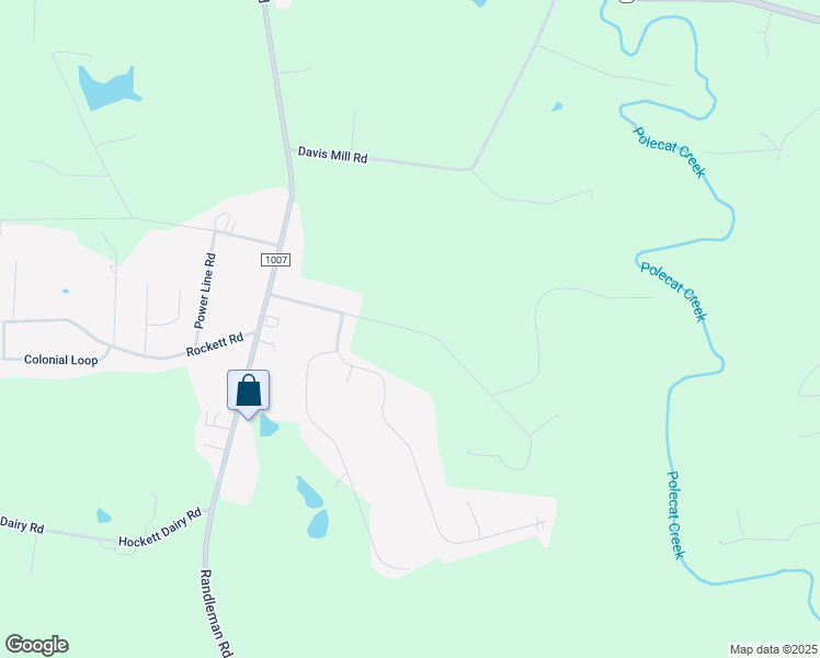 map of restaurants, bars, coffee shops, grocery stores, and more near Deerfield Country Road in Randolph County