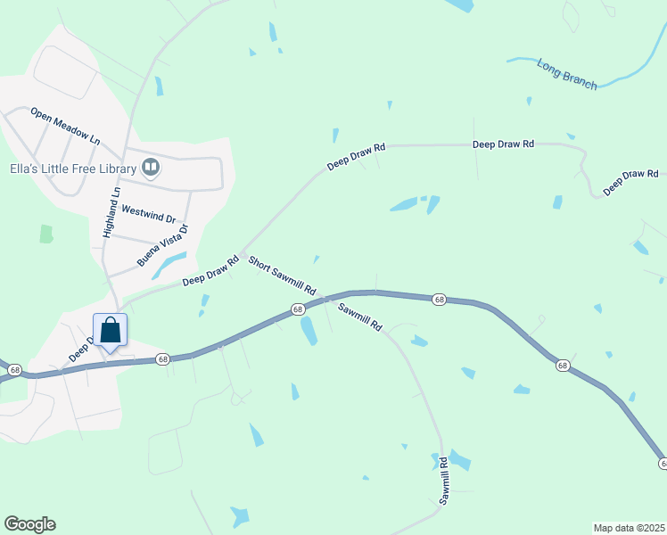 map of restaurants, bars, coffee shops, grocery stores, and more near 1031 Tennessee 68 in Crossville