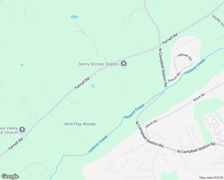 map of restaurants, bars, coffee shops, grocery stores, and more near 1545 Misty Valley Way in Knoxville