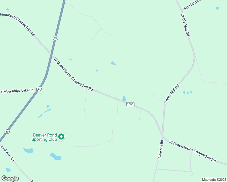 map of restaurants, bars, coffee shops, grocery stores, and more near 2307 West Greensboro Chapel Hill Road in Snow Camp