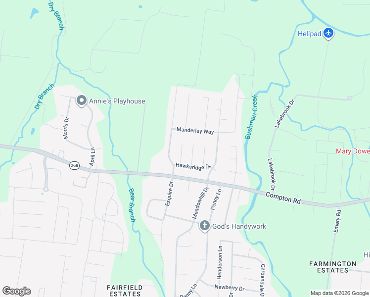 map of restaurants, bars, coffee shops, grocery stores, and more near 3306 Belfort Court in Murfreesboro
