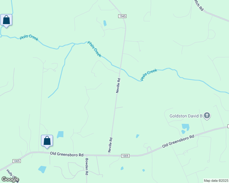 map of restaurants, bars, coffee shops, grocery stores, and more near 2002 Neville Road in Chapel Hill