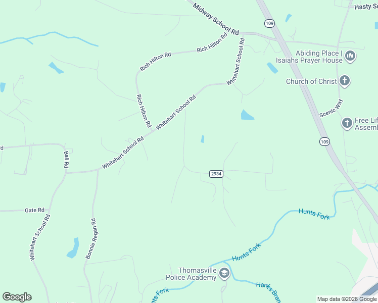 map of restaurants, bars, coffee shops, grocery stores, and more near 253 Bowers Road in Thomasville