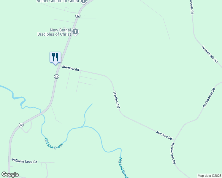 map of restaurants, bars, coffee shops, grocery stores, and more near 508 Marriner Road in Roper