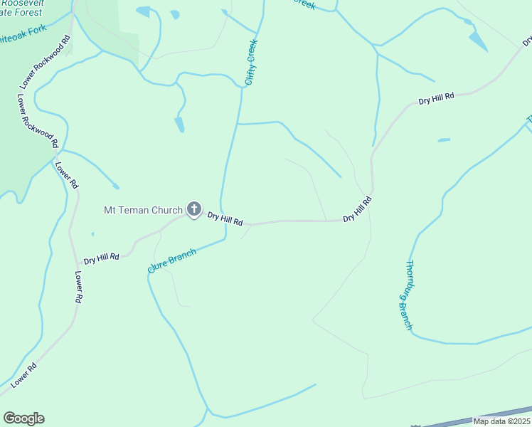 map of restaurants, bars, coffee shops, grocery stores, and more near 2098 Dry Hill Road in Rockwood
