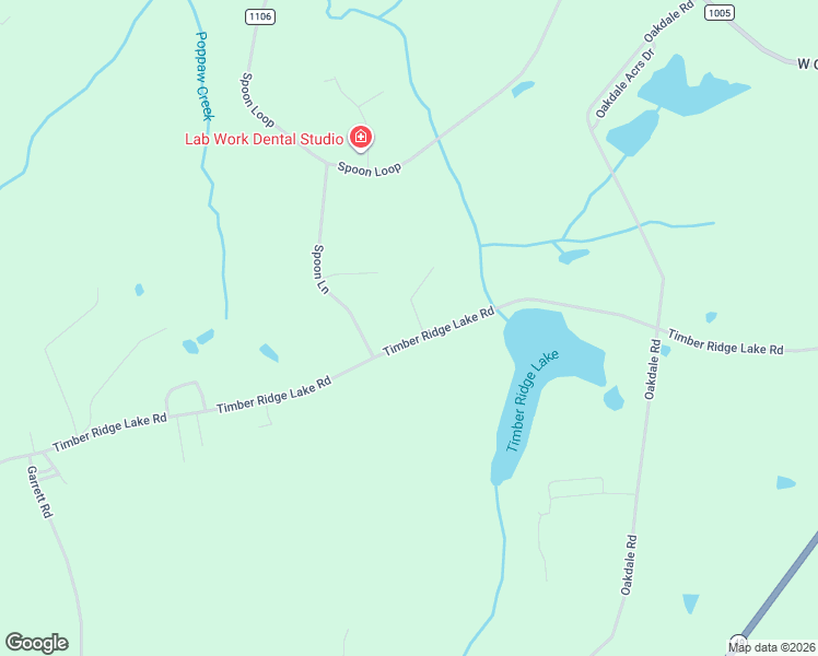 map of restaurants, bars, coffee shops, grocery stores, and more near 3503 Timber Ridge Lake Road in Liberty