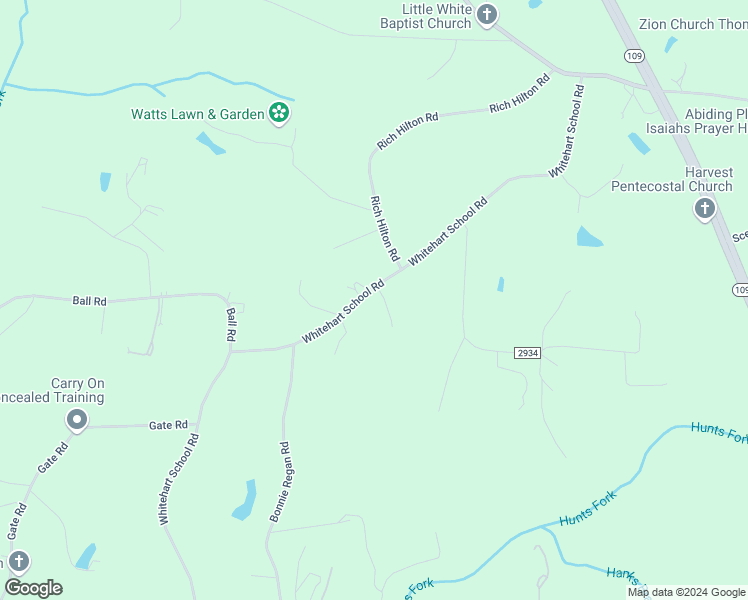 map of restaurants, bars, coffee shops, grocery stores, and more near 1156 Whitehart School Road in Thomasville